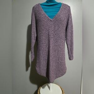 New York And Company Purple Sweater Size Large